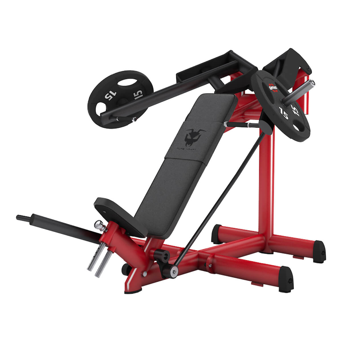 INCLINE CHEST PRESS DUAL GYM80-G4329A 寸法 : (W)1980×(D)1670×(H)1400mm
重量 : 170㎏
カラー : カスタマイズ可能